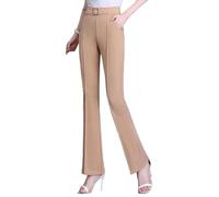 Havalix AiryGrace, Women's Ultra Soft Active Stretch Drape Casual Pants, Breathable Women's Modern Stretch Pants (Khaki,M)