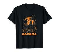 Havana Cuba Retro Orgullo cubano Vintage 70s 80s Estilo Camiseta