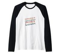 Havana Funny Retro Vintage Dicho Cuba Travel Camiseta Manga Raglan