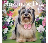 Havanese Dog Calendar 2026: 12 months of Havanese Dog: from January to December 2026 | The ideal gift for both planning, organization and dogs