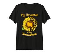 Havanese is My Sunshine Girasol Perro Pata Divertido Amante Camiseta Premium
