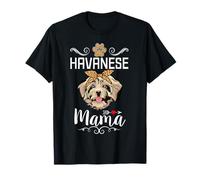 Havanese Mama Dog Lover Puppy Dog Mom Funny Mothers Day Camiseta