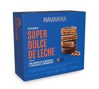 Havanna Alfajores Argentinos | Chocolate Semiamargo con Harina de Almendra | Galletas sin Gluten Rellenas de Dulce de Leche | Alfajores Tradicionales Gourmet | Caja 4 Unidades | 280g