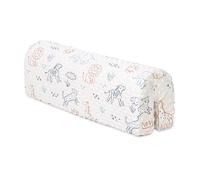 HAVARGO Protector de borde de cama para cunas, riel de cama, protector de parachoques, protección para marco de cama, protector de borde de cuna, funda extraíble -90 cm
