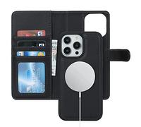 Havaya Funda para iPhone 15 Pro con tarjetero para iPhone 15 Pro funda tipo cartera para hombre iPhone 15 Pro funda cartera con Magsafe compatible con Magsafe funda magnética desmontable Flip Folio