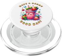 Have A Berry Good Day Kids, bonito boba de fresas kawaii japonés PopSockets PopGrip para MagSafe