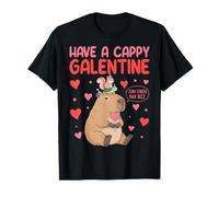 Have A Cappy Galentine Capybara Galentine's Day Camiseta
