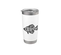Have A Crappie Day - Divertido Bass Fishing - Pescador Vaso térmico de acero inoxidable de doble pared