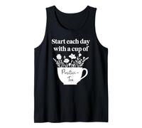 Have a Cup of Positivi-Tea Mug Start Each Day Positive Quote Camiseta sin Mangas