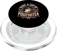Have A Cup of Positivitea Motivación del Bebedor de té - PopSockets PopGrip para MagSafe