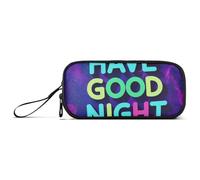Have A Good Night - Estuche de nailon de alta capacidad para niños, organizador de papelería para niños preparados