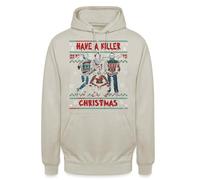 Have a Killer Christmas - Sudadera con capucha para Navidad, piedra natural, M