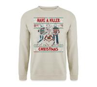 Have a Killer Christmas - Sudadera navideña, piedra natural, M