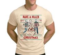 Have a Killer Christmas | Ugly Christmas - Camiseta para hombre, naturaleza, 3XL