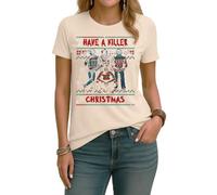 Have a Killer Christmas | Ugly Christmas - Camiseta para mujer, natural, XXL