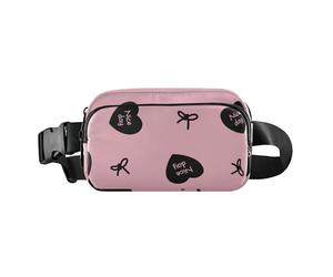 Have A Nice Day - Riñonera cruzada para hombres y mujeres, impermeable, con correa ajustable para viajes, vacaciones, correr, Ten un buen día, talla única