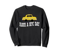 Have A NYC Day with Classic Taxi Graphic Sudadera