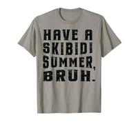 Have a Skibidi Summer Bruh End of Schools Out Funny Teacher Camiseta
