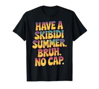 Have A Skibidi Summer Bruh No Cap Last Day Of School Tie Dye Camiseta