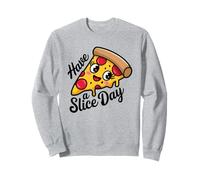 Have A Slice Day, divertido juego de palabras con pizza, linda rebanada de pizza kawaii Sudadera