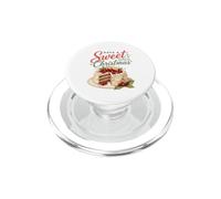 Have A Sweet Christmas Retro Cherry Cake Baking Lover PopSockets PopGrip para MagSafe