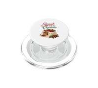 Have A Sweet Christmas Retro Cherry Cake Baking Lover PopSockets PopGrip para MagSafe