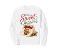 Have A Sweet Christmas Retro Cherry Cake Baking Lover Sudadera
