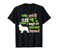 Have An Australian Shepherd Dog Lucky Charm St Patricks Day Camiseta