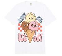 Have An Ice Day Melting Ice Cream Humor Comfort Colors Adult Heavyweight T-Shirt