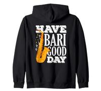 Have Bari Good Day Saxofón Divertido Saxofonista Sudadera con Capucha