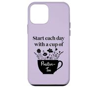 Have Cup of Positivi-Tea Mug Positive Quote Work Positivity Carcasa para iPhone 12 Mini