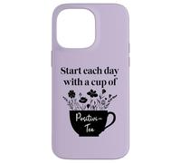 Have Cup of Positivi-Tea Mug Positive Quote Work Positivity Carcasa para iPhone 14 Pro MAX