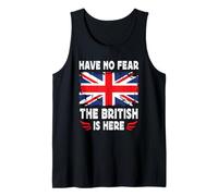 Have No Fear The British is Here UK Flag Camiseta sin Mangas