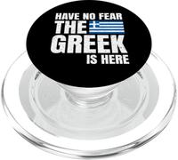 Have No Fear The Greek Is Here Griegos PopSockets PopGrip para MagSafe