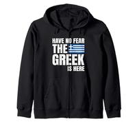 Have No Fear The Greek Is Here Griegos Sudadera con Capucha
