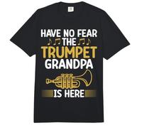 Have no Fear The Tumpet Grandpa is Here Trompeta Comfort Colors Adult Heavyweight T-Shirt