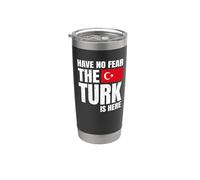 Have No Fear The Turk Is Here Turco Turca Vaso térmico de acero inoxidable de doble pared