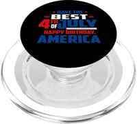 Have The Best 4th of July Happy Birthday America Patriotic PopSockets PopGrip para MagSafe