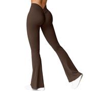 Havejoy Leggins Deportivos Mujer Campana Push Up Cintura Alta Largos Moda Casual Pantalón Acampanado Leggins Reductores Adelgazantes Anticeluliticos Mallas Fitness para Yoga Fitness Pilates Danza