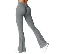 Havejoy Leggins Deportivos Mujer Campana Push Up Cintura Alta Largos Moda Casual Pantalón Acampanado Leggins Reductores Adelgazantes Anticeluliticos Mallas Fitness para Yoga Fitness Pilates Danza