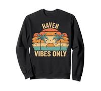 Haven Vibes Only Cute Retro Girls Haven Name Sudadera