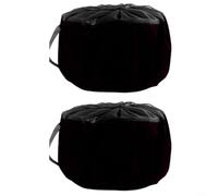 HavenDomicile Bolsa de almacenamiento grande impermeable para manguera con parte superior de malla transpirable de 46 cm de diámetro, organizador Oxford 600D para mangueras de jardín (es negro)