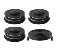 HavenDomicile Kit de cubierta de tapa de carrete y cabezal de recortadora con línea de nailon de 2 x 5 m, para cortadoras de césped eléctricas Einhell GC-ET 4530 y GE-CT 4530