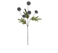 HavenDomicile Pompón artificial de seda sintética, flores de tallo largo, decoración para ramos de boda, arreglos florales para el hogar (azul)