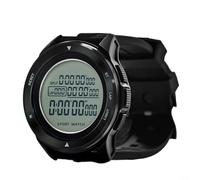 HavenDomicile Reloj de árbitro de fútbol multifunción con cronómetro digital de 45 mm, esfera retroiluminada, registro de 100 memorias para partido