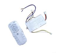 HavenlyCove QH007 - Juego de controlador de luz de ventilador inversor de CC compatible con control remoto inalámbrico de 2.4G y driver para ventiladores de techo con oscilación (A)