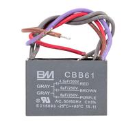 Haveratio CBB61 Condensador de Arranque Externo para Aire Acondicionado Condensador de Funcionamiento del Motor 250 V 4,5 + 6 + 5 UF 4,5 + 6 + 6 UF 5 + 5 + 5 UF 4 + 4 + 2,5 UF 4 + 5 + 6 UF