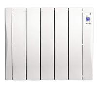 HAVERLAND WI5 - Emisor térmico Autoprogramable | 800W | Fundición de Aluminio de Alta Inercia | Opción conectable WIFI (*) | Uso Ideal +6h/día | +/- 7-12 m² | Blanco