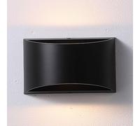HAvern Aplique de Pared, Aplique de Pared Aplique de Pared para Exterior de Aluminio Simple Lámpara de Pared a Prueba de Herrumbre Iluminación de Montaje en Pared LED de Vidrio Luz de par
