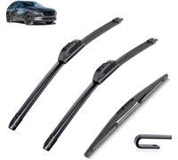 HAVERN Escobilla limpiaparabrisas para Mazda CX-30 CX30 2019-2023 26" 16" 14", Limpia Parabrisas Delanteras Y Traseras Coche Escobilla Hojas de Repuesto